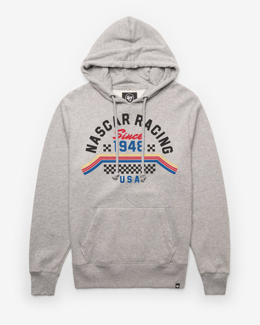 NASCAR LOGO IMPRINT '47 HEADLINE HOOD SLATE GREY