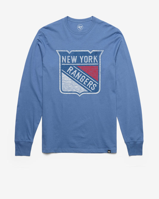 NEW YORK RANGERS PREMIER '47 FRANKLIN LONG SLEEVE CADET BLUE