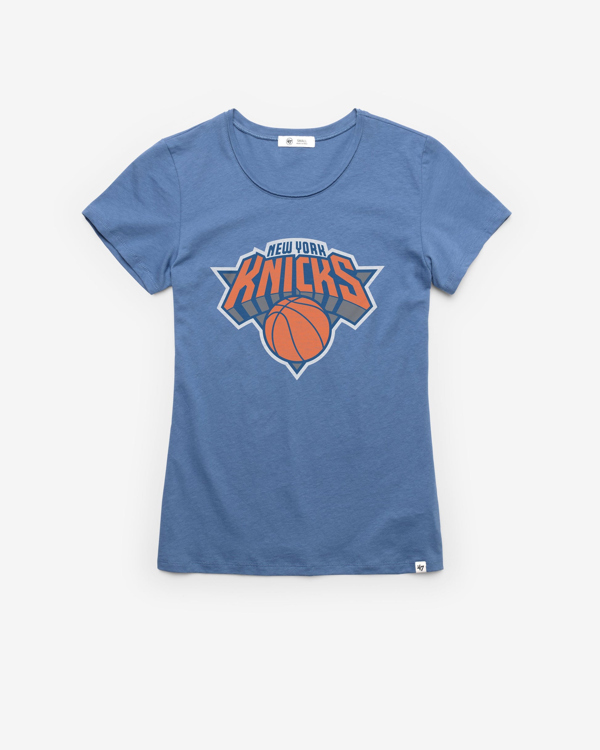 NEW YORK KNICKS PREMIER '47 FRANKIE TEE WOMENS CADET BLUE