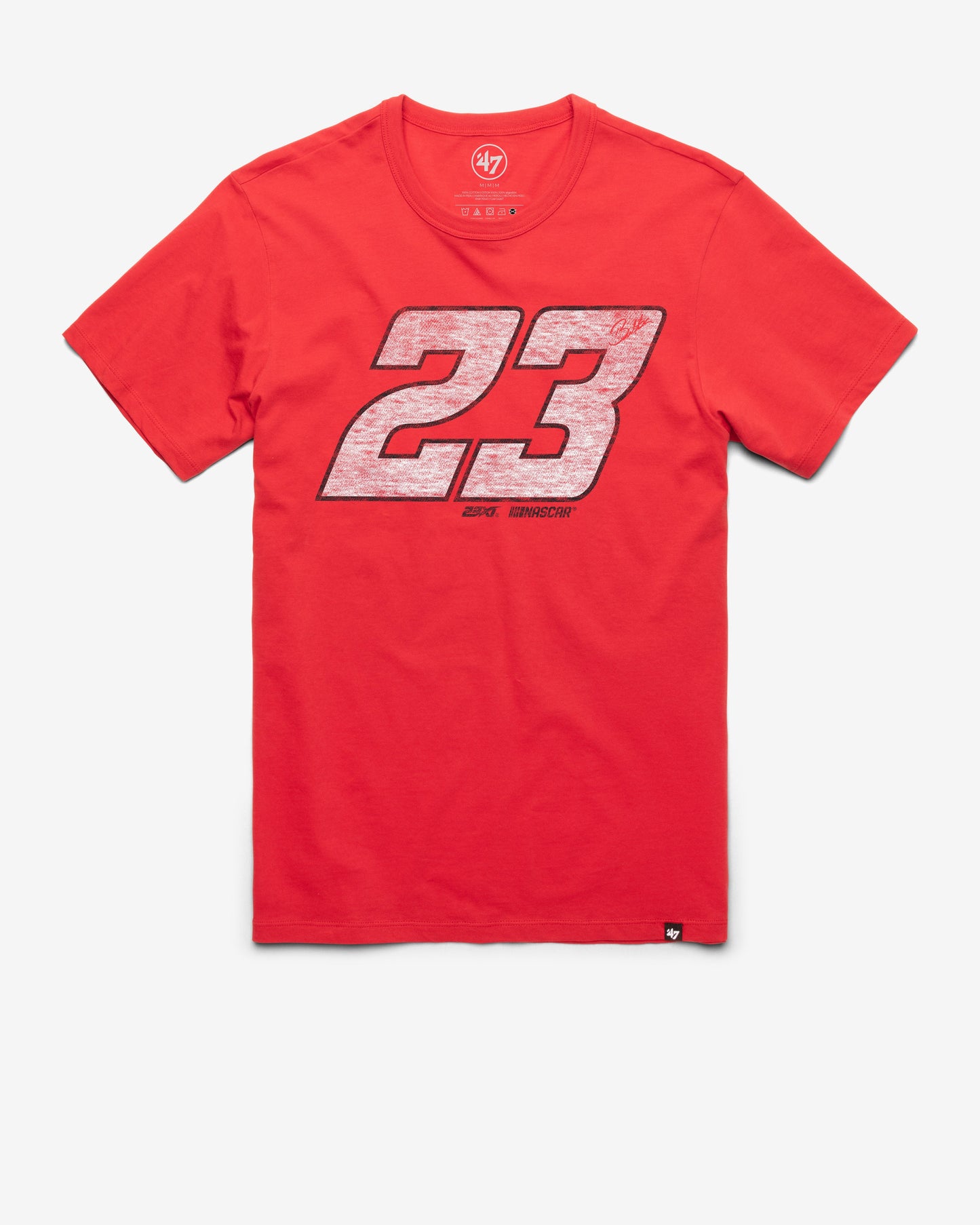 BUBBA WALLACE 23XI RACING DRIVER '47 FRANKLIN TEE RACER RED