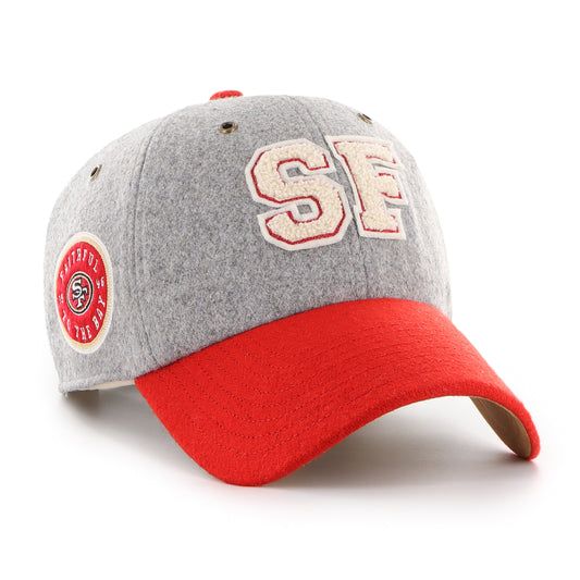 SAN FRANCISCO 49ERS STONEY CLOVER LANE X '47 BLOCK CLEAN UP GRAY