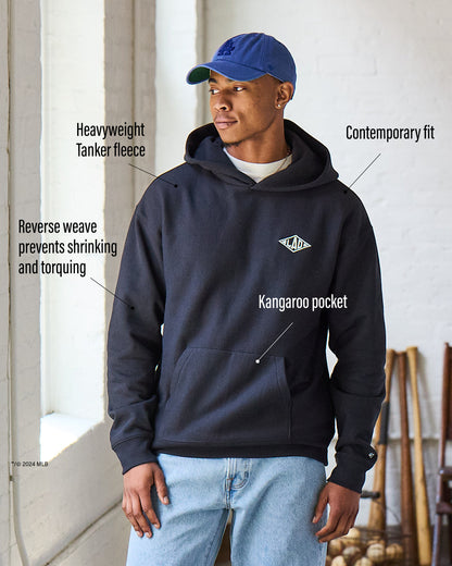 CHICAGO CUBS MONOGRAM BACKER '47 FOUNDATION HOOD FLINT BLACK
