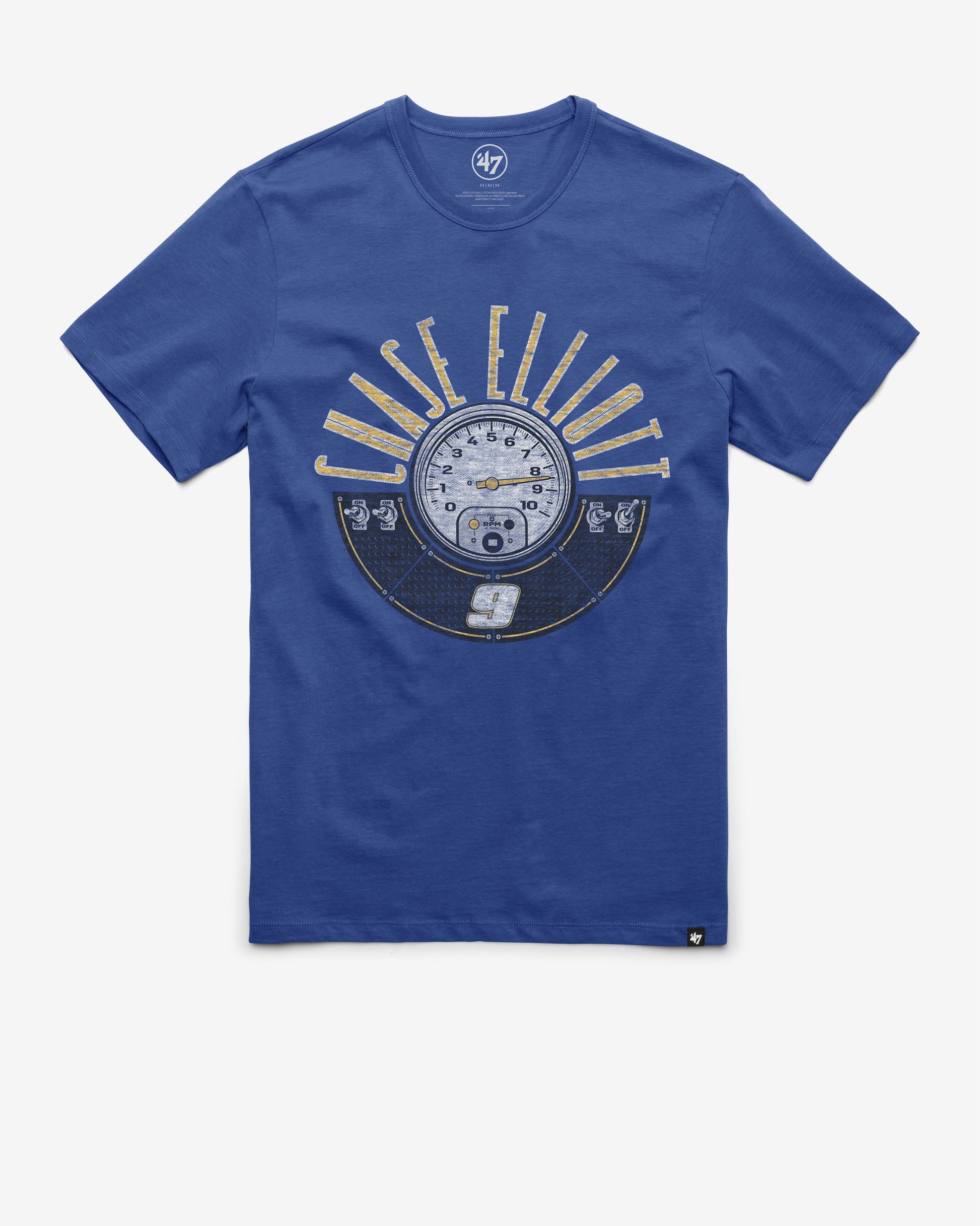 CHASE ELLIOTT HENDRICK MOTORSPORTS RPM '47 FRANKLIN TEE JETTY BLUE