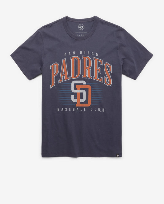 SAN DIEGO PADRES COOPERSTOWN DOUBLE HEADER '47 FRANKLIN TEE ATLAS BLUE