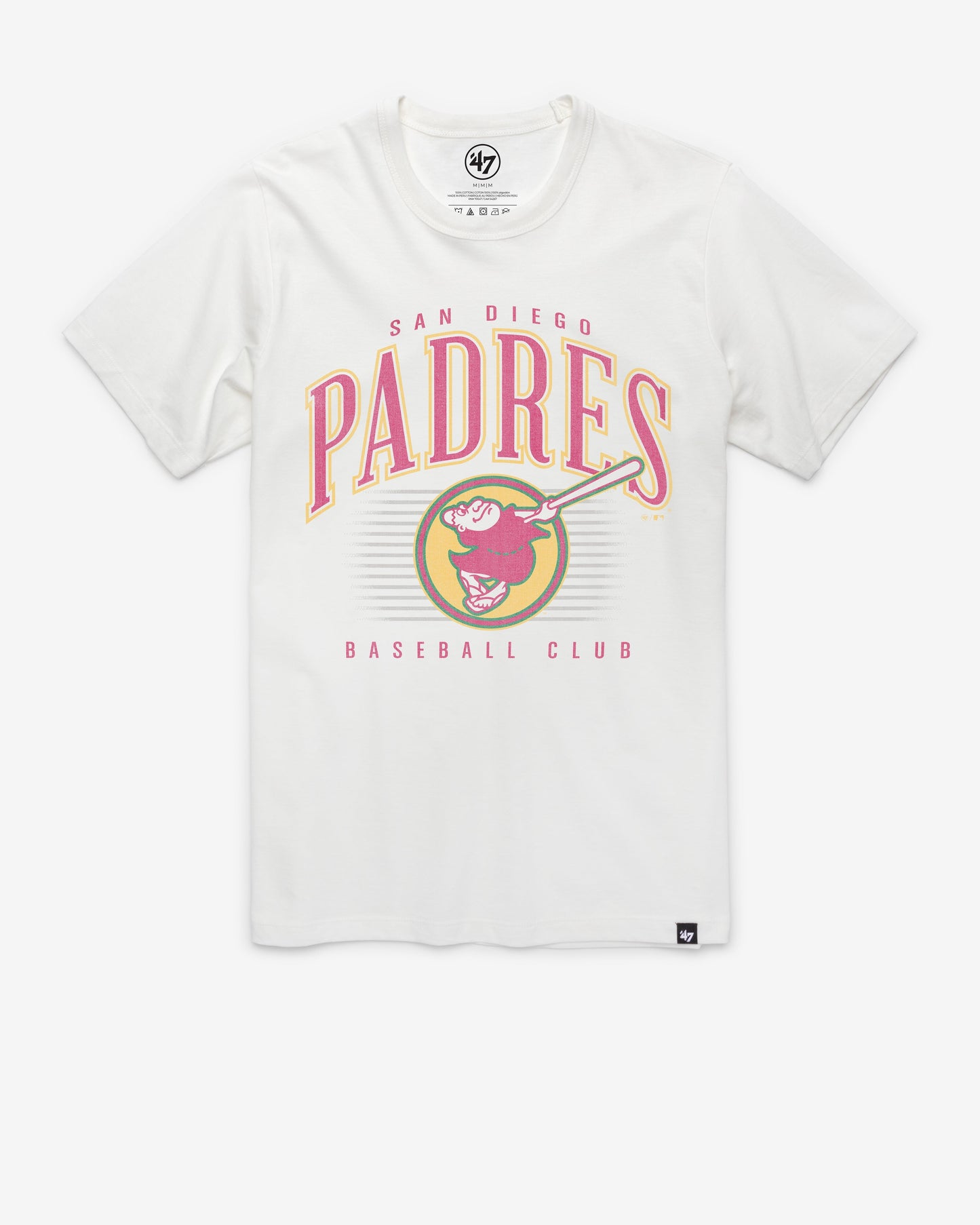 SAN DIEGO PADRES CITY CONNECT DOUBLE HEADER '47 FRANKLIN TEE WHITE WASH