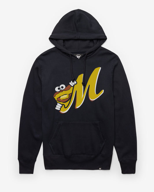 MONTGOMERY BISCUITS IMPRINT '47 HEADLINE HOOD FALL NAVY