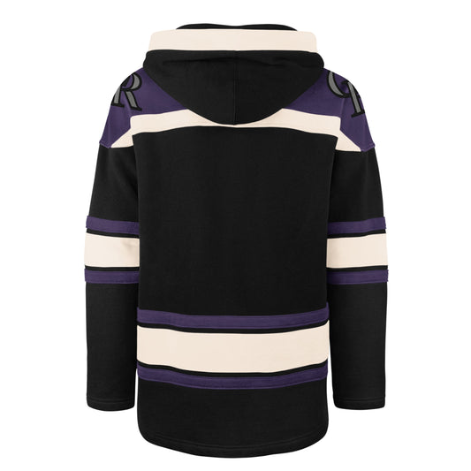COLORADO ROCKIES '47 SUPERIOR LACER PULLOVER HOOD JET BLACK