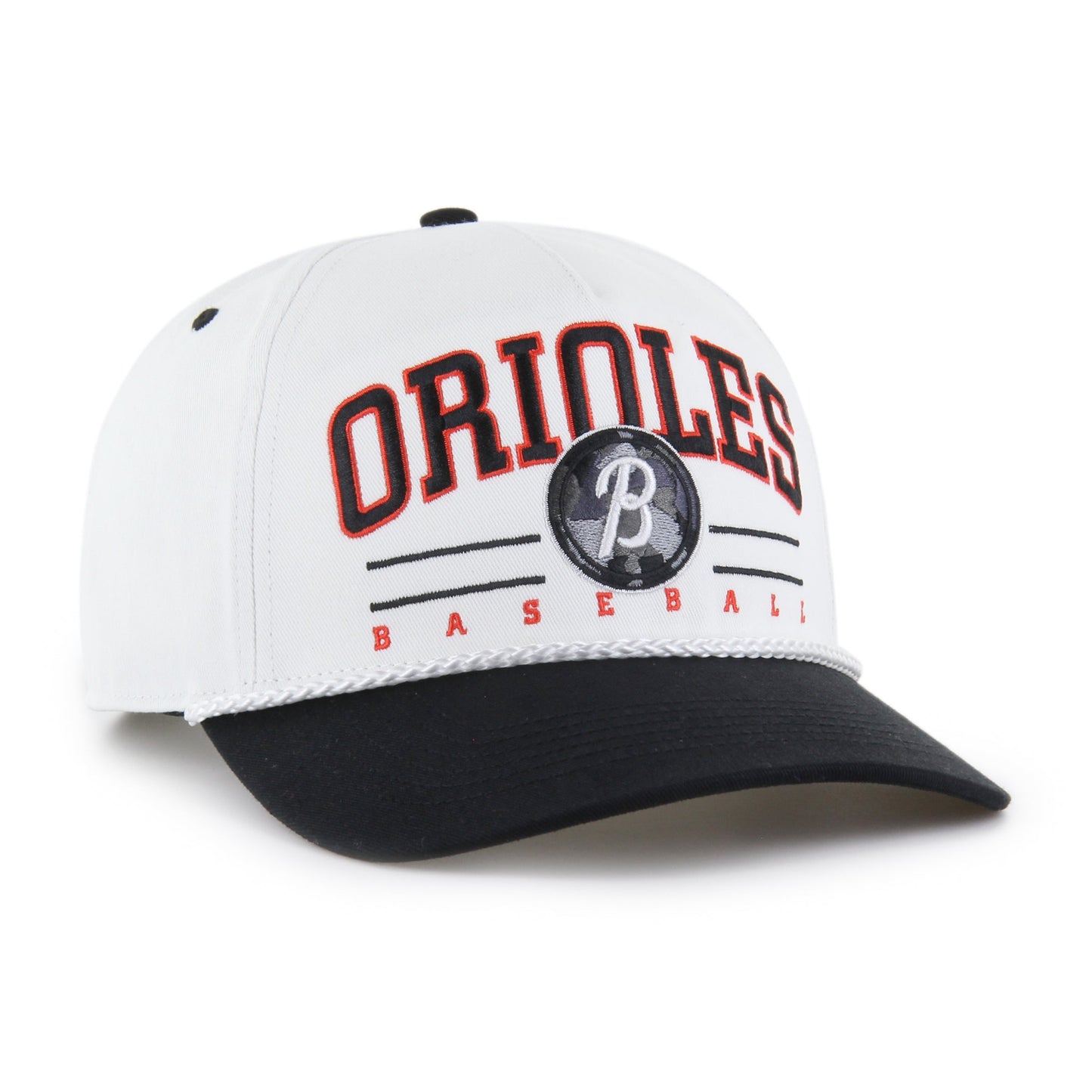 BALTIMORE ORIOLES CITY CONNECT ROSCOE ROPE '47 HITCH WHITE
