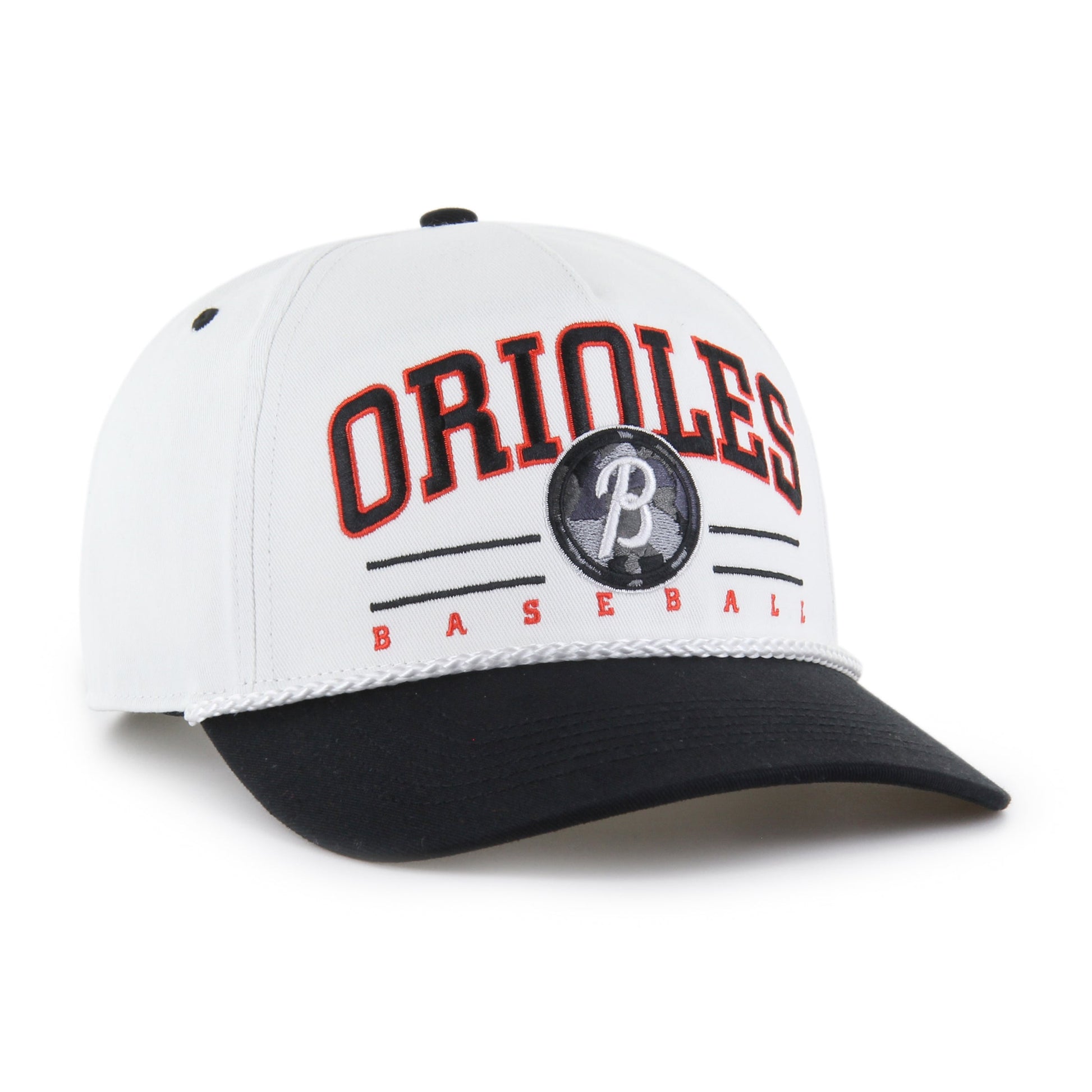 BALTIMORE ORIOLES CITY CONNECT ROSCOE ROPE '47 HITCH WHITE