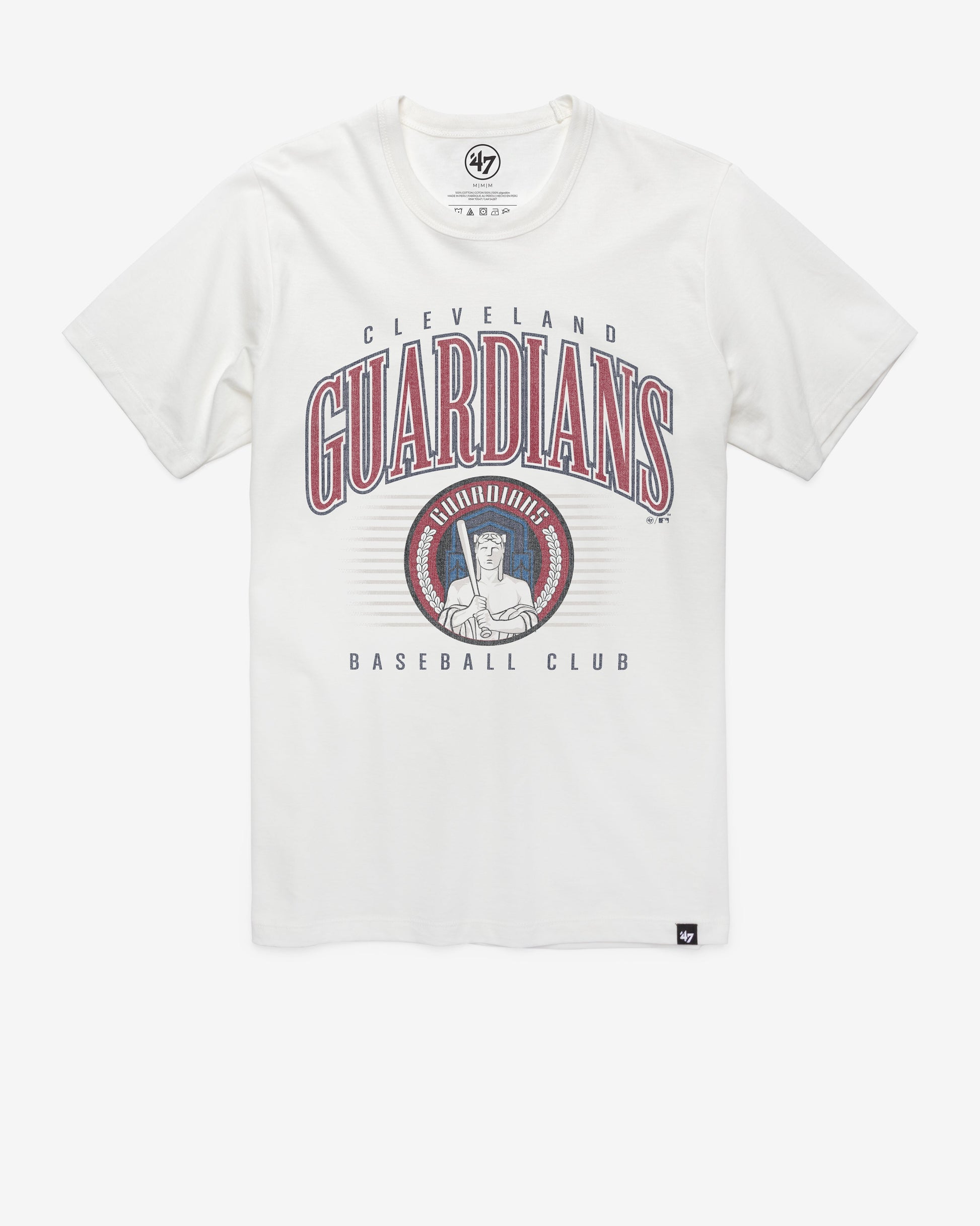 CLEVELAND GUARDIANS CITY CONNECT DOUBLE HEADER '47 FRANKLIN TEE WHITE WASH