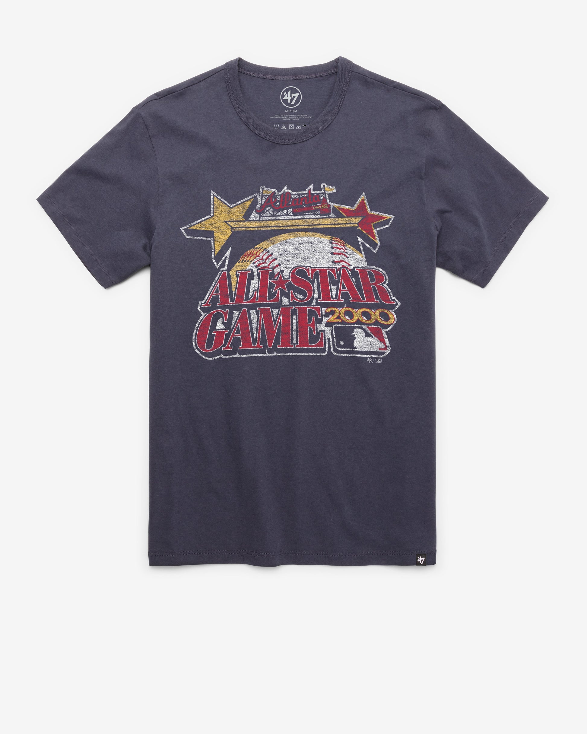 ATLANTA BRAVES COOP ASG PREMIER '47 FRANKLIN TEE ATLAS BLUE
