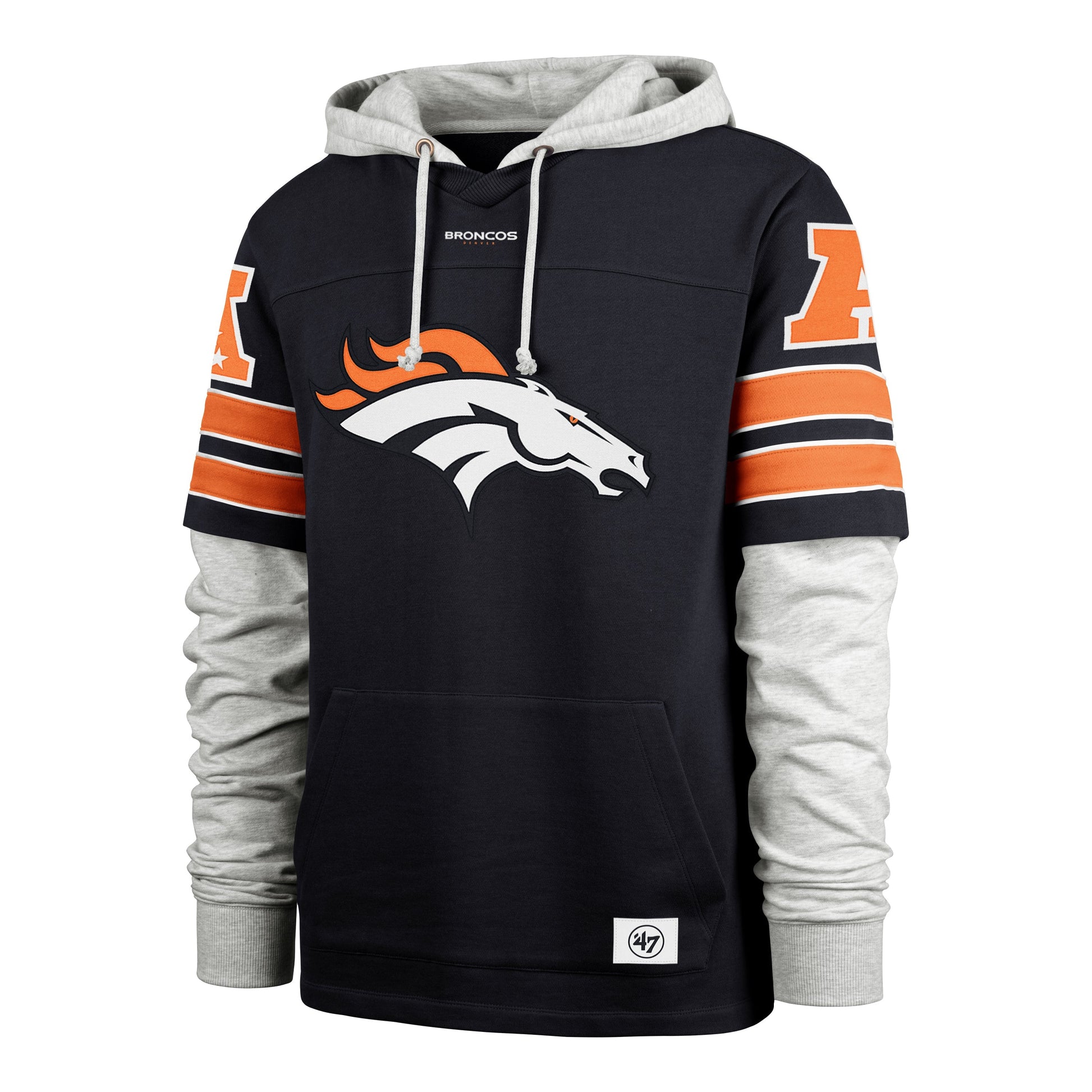 DENVER BRONCOS GRIDIRON BLITZ '47 CORNERBACK LACER ATLAS BLUE