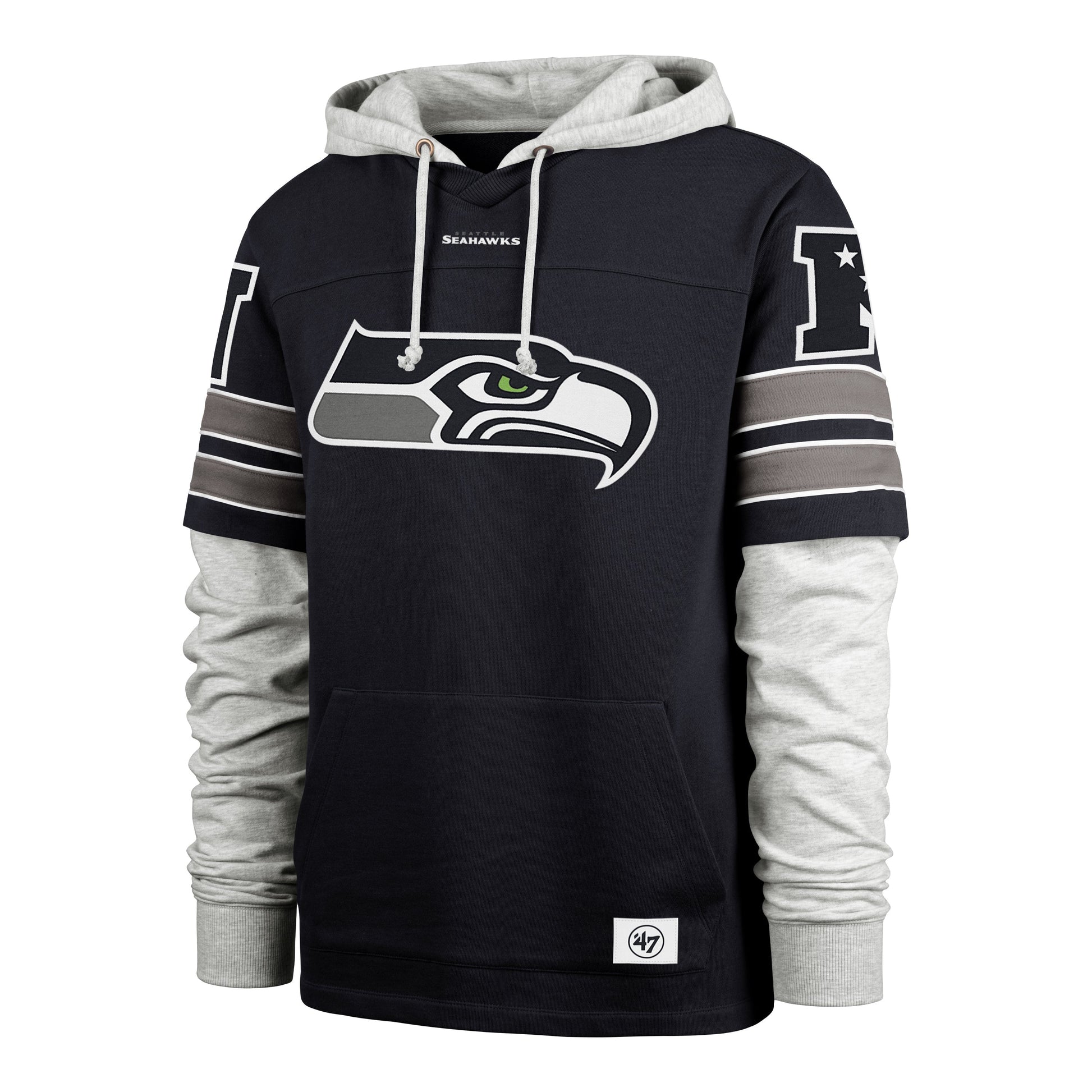 SEATTLE SEAHAWKS GRIDIRON BLITZ '47 CORNERBACK LACER ATLAS BLUE
