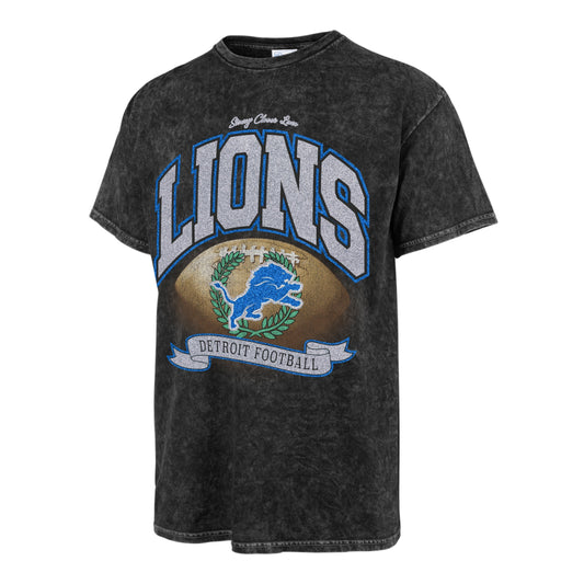 DETROIT LIONS STONEY CLOVER LANE X '47 VINTAGE TUBULAR TEE FLINT BLACK