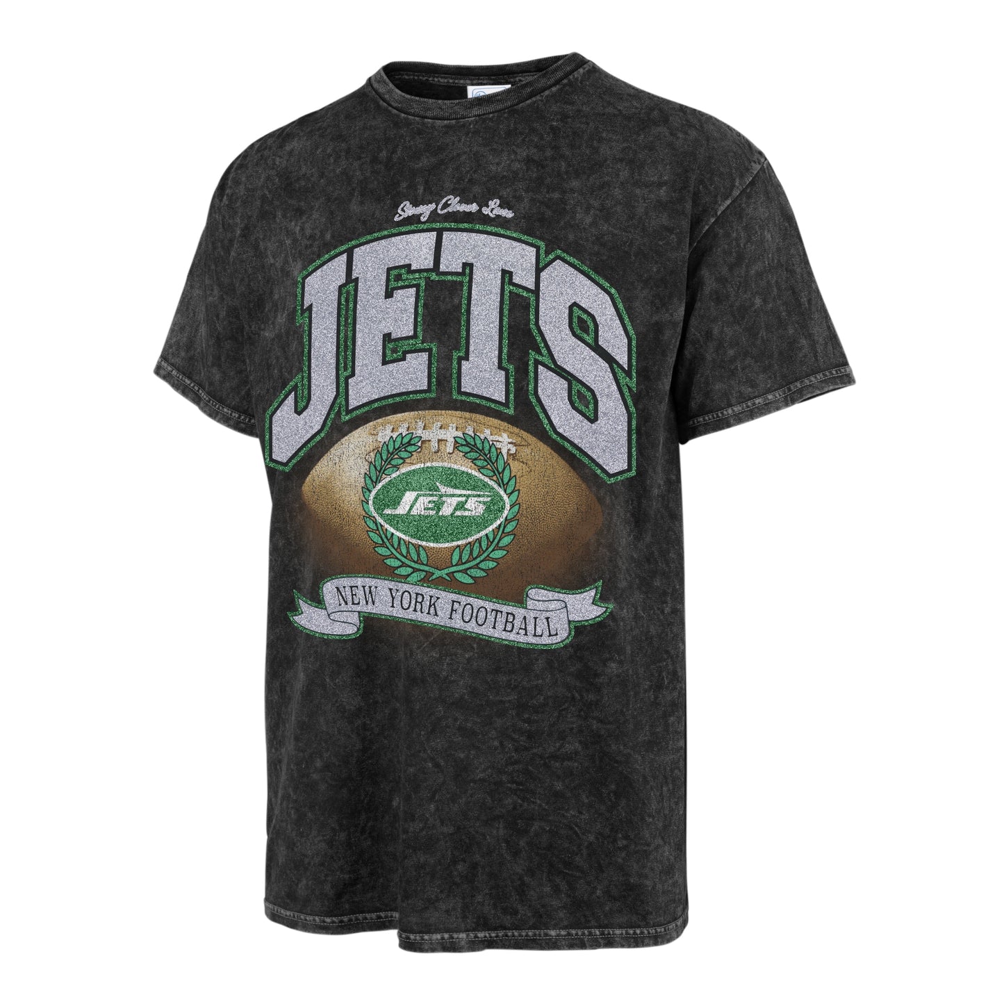NEW YORK JETS STONEY CLOVER LANE X '47 VINTAGE TUBULAR TEE FLINT BLACK