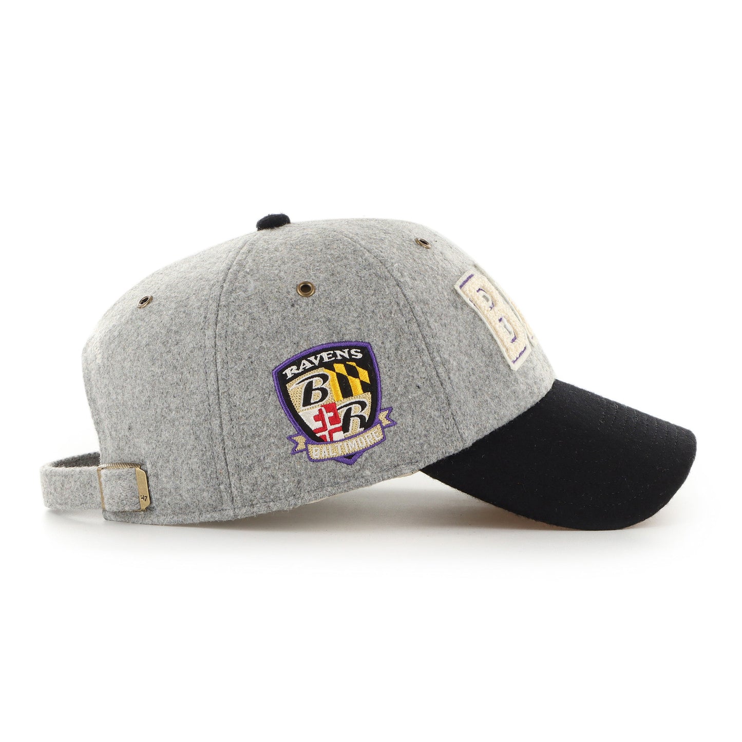 BALTIMORE RAVENS STONEY CLOVER LANE X '47 BLOCK CLEAN UP GRAY