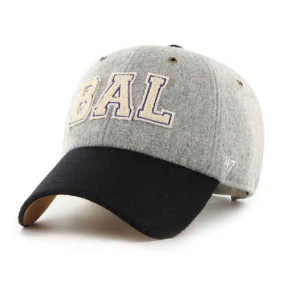 BALTIMORE RAVENS STONEY CLOVER LANE X '47 BLOCK CLEAN UP GRAY
