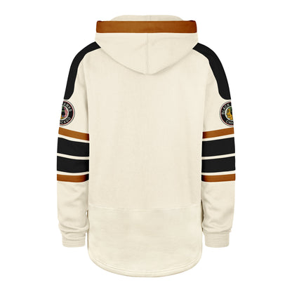 OLD TIME HOCKEY CHICAGO BLACKHAWKS VINTAGE BLUE LINE HERITAGE '47 LACER CREAM