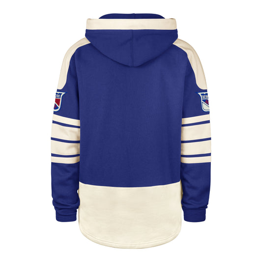 OLD TIME HOCKEY NEW YORK RANGERS VINTAGE BLUE LINE HERITAGE '47 LACER ROYAL