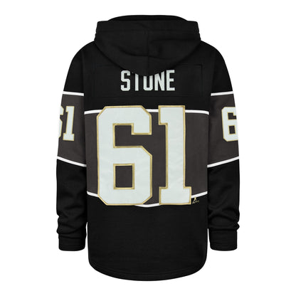 VEGAS GOLDEN KNIGHTS MARK STONE '47 RUN POINT LACER HOOD JET BLACK