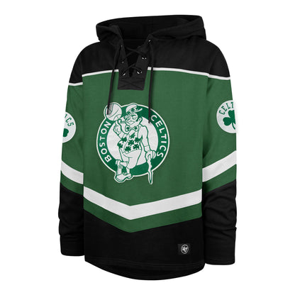 BOSTON CELTICS TRI SATIN '47 LAYUP LACER HOOD KELLY