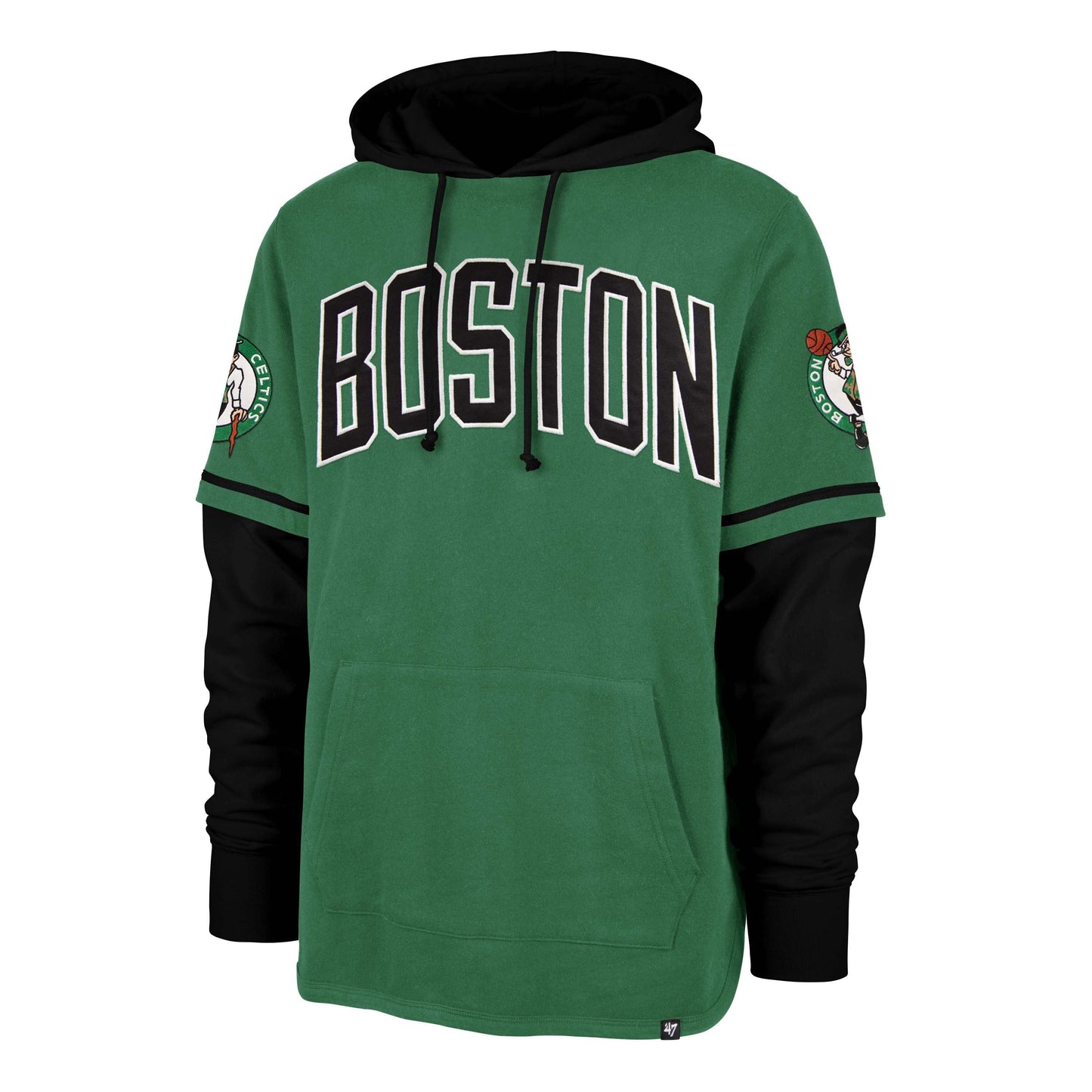 BOSTON CELTICS TRIFECTA '47 SHORTSTOP PULLOVER HOOD KELLY