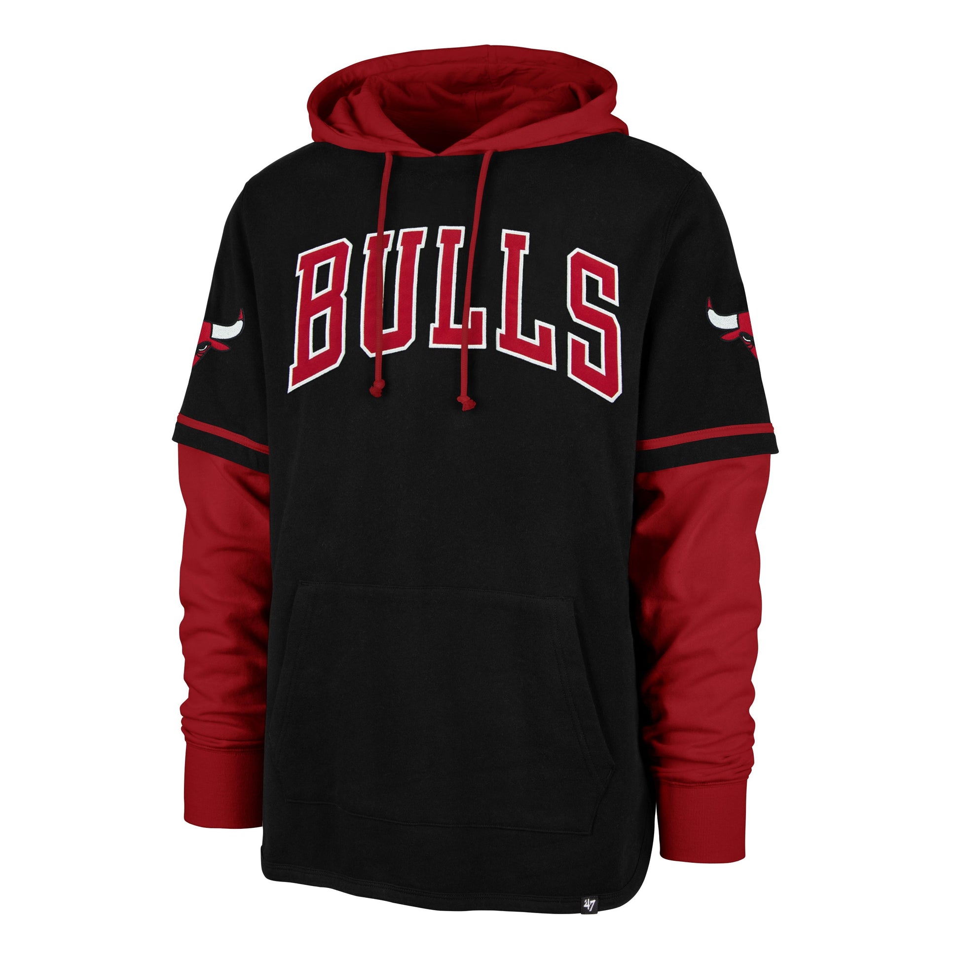 CHICAGO BULLS TRIFECTA '47 SHORTSTOP PULLOVER HOOD JET BLACK