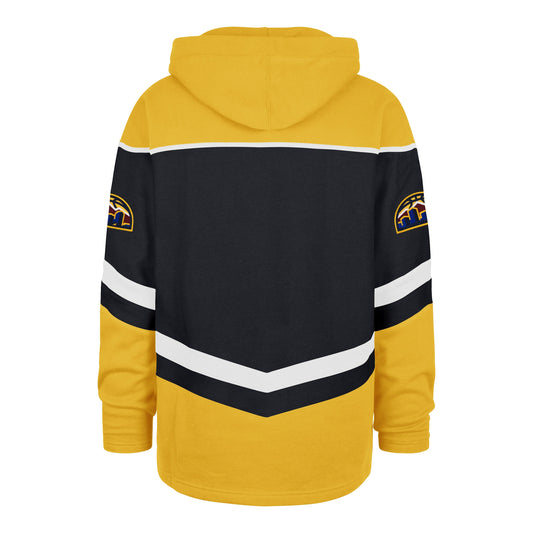 DENVER NUGGETS TRI SATIN '47 LAYUP LACER HOOD FALL NAVY