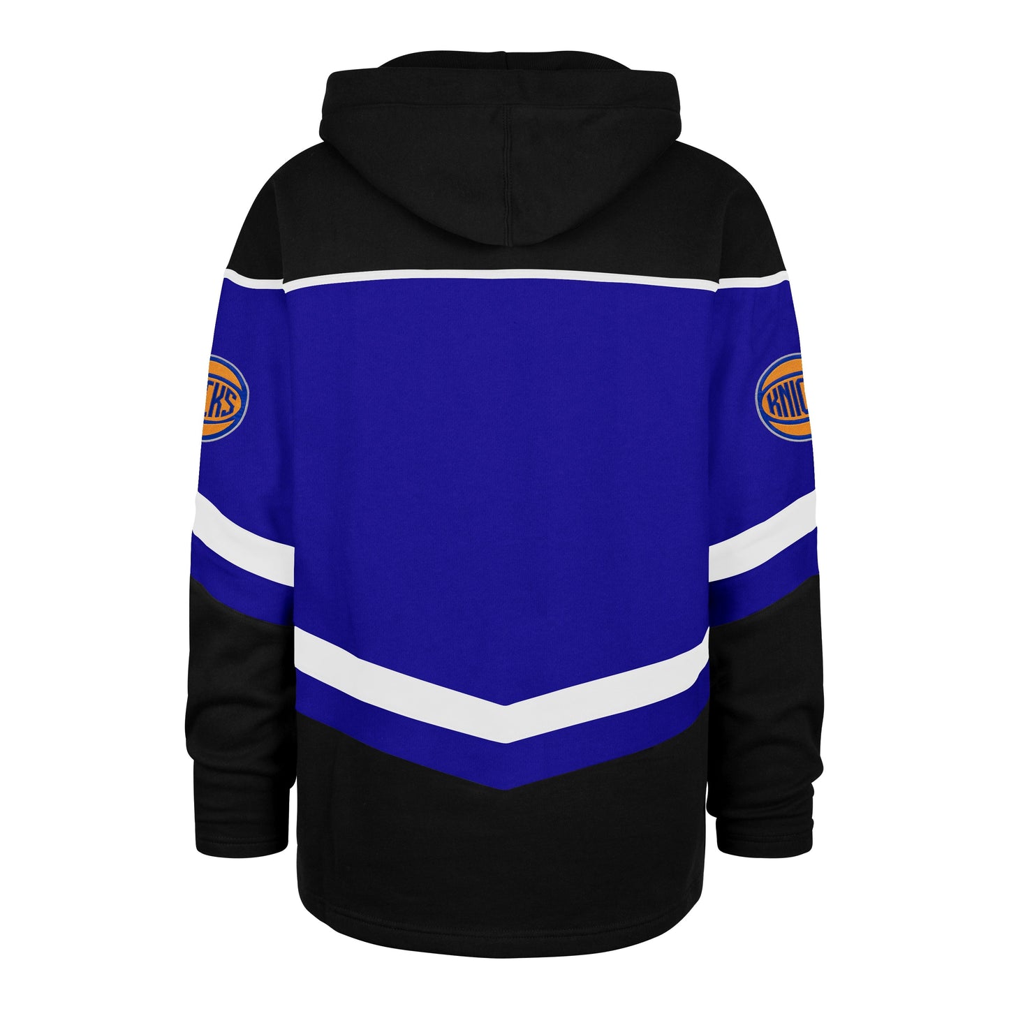 NEW YORK KNICKS TRI SATIN '47 LAYUP LACER HOOD ROYAL