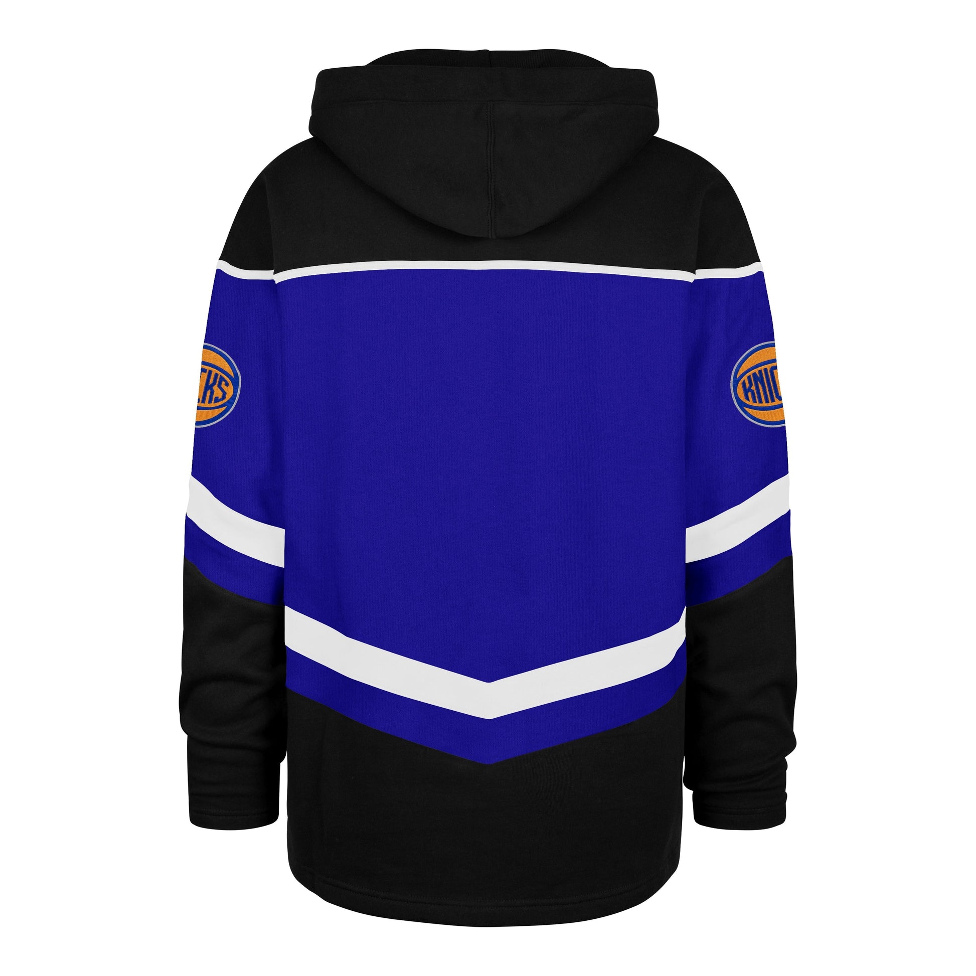 NEW YORK KNICKS TRI SATIN '47 LAYUP LACER HOOD ROYAL