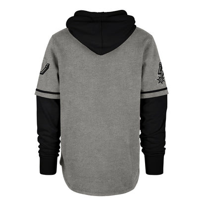 SAN ANTONIO SPURS TRIFECTA '47 SHORTSTOP PULLOVER HOOD JET BLACK