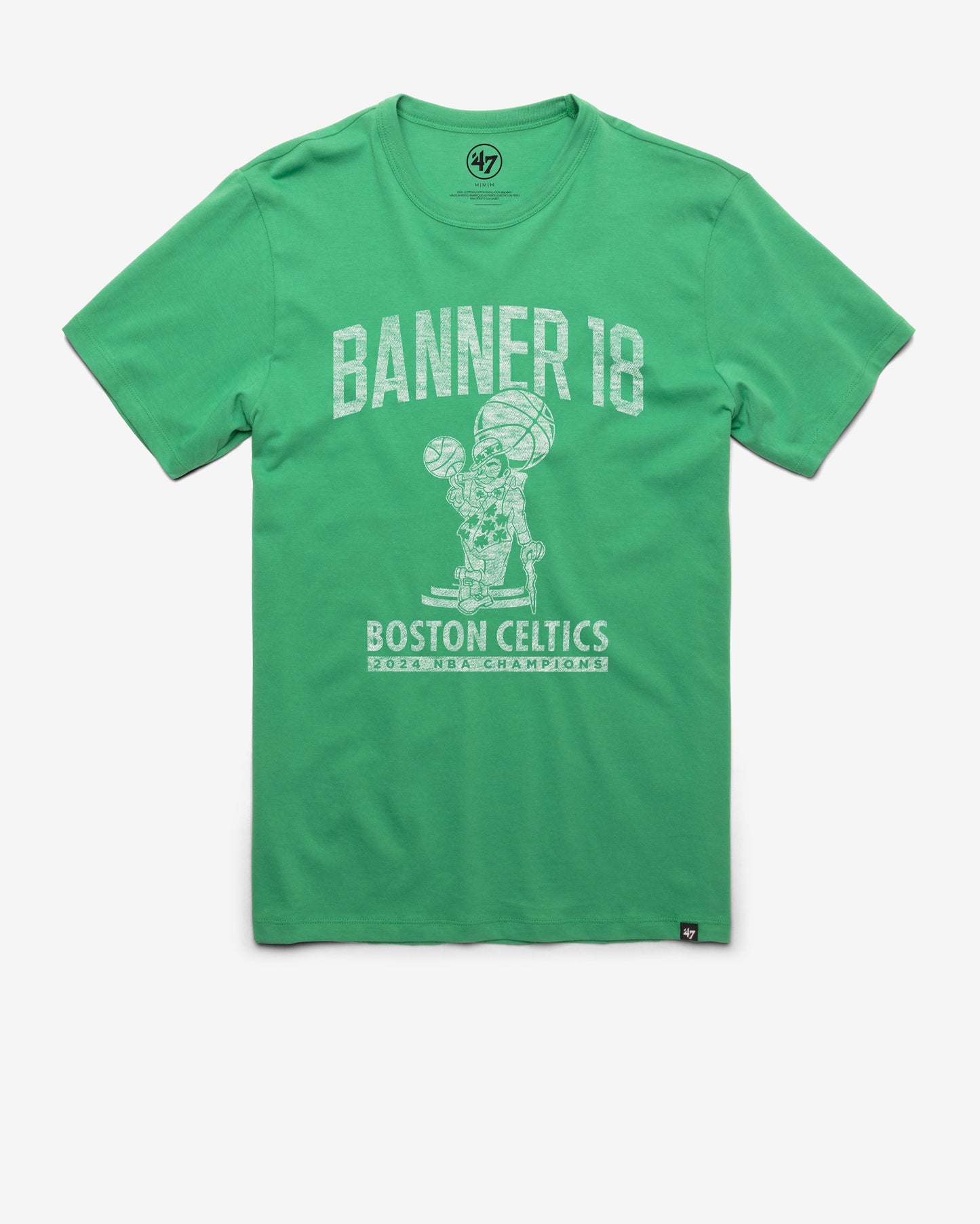 BOSTON CELTICS 2024 NBA CHAMPIONS '47 FRANKLIN TEE ORCHARD GREEN