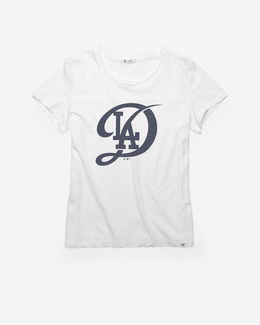 LOS ANGELES DODGERS CITY CONNECT PREMIER '47 FRANKIE TEE WHITE WASH