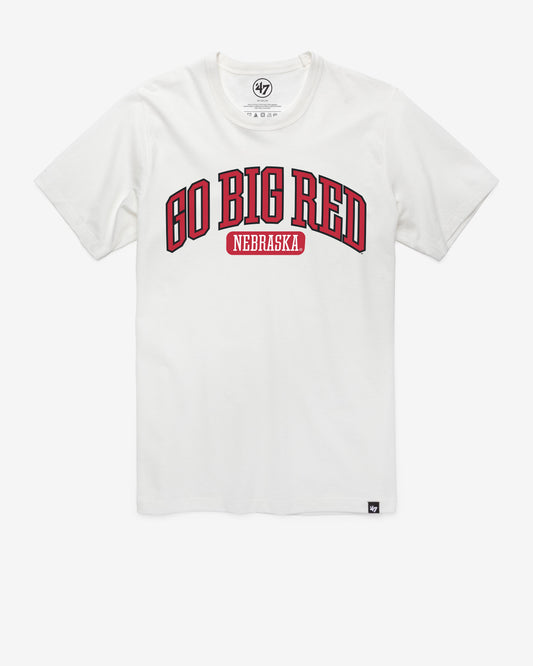 NEBRASKA CORNHUSKERS LOCAL ARCH '47 FRANKLIN TEE WHITE WASH