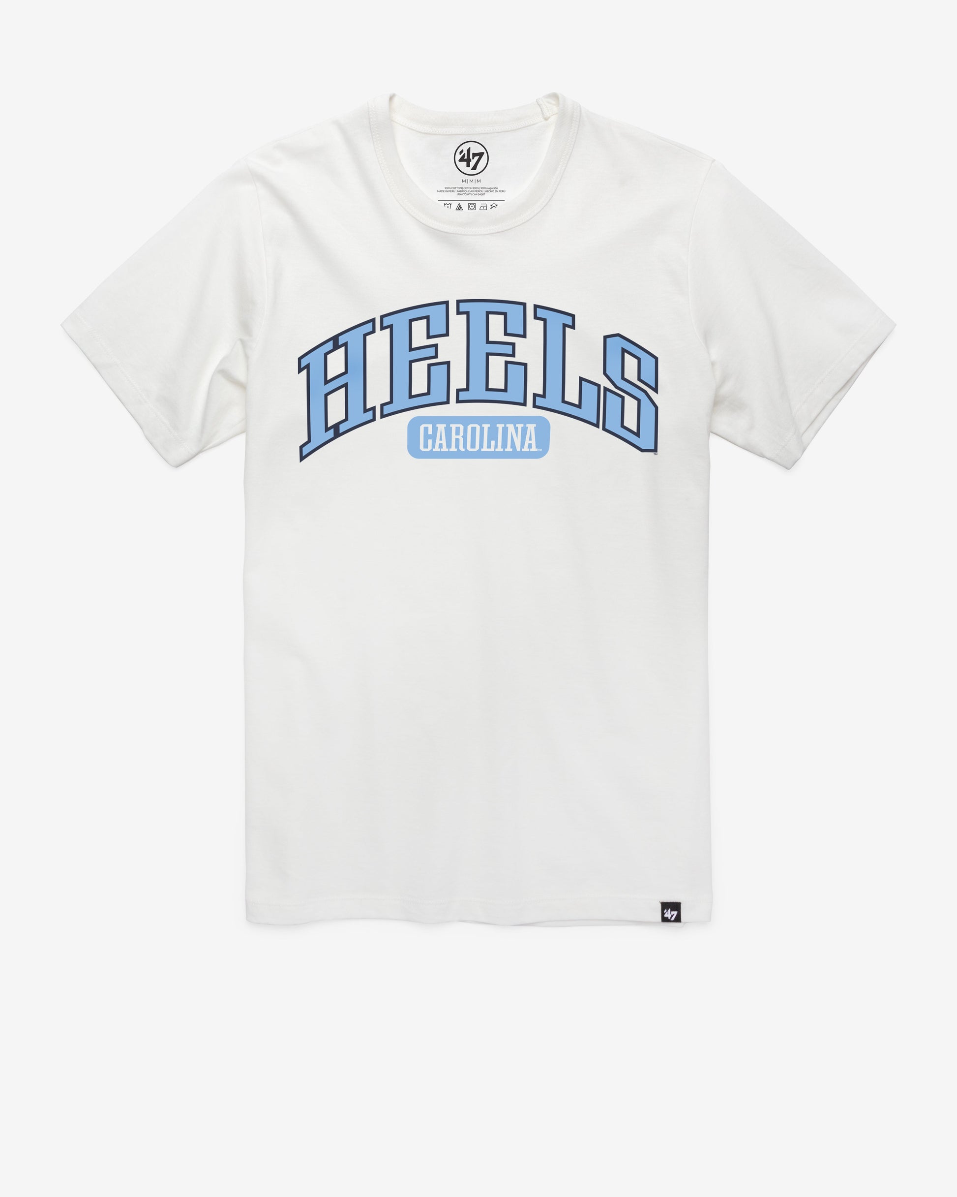 NORTH CAROLINA TAR HEELS UNC LOCAL ARCH '47 FRANKLIN TEE WHITE WASH
