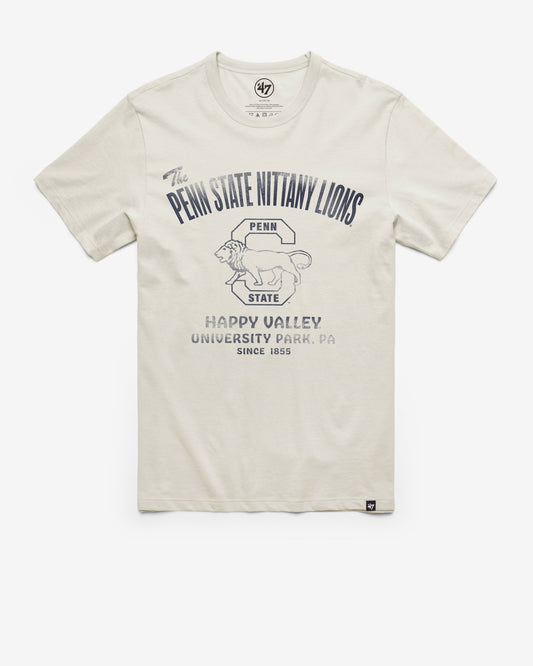 PENN STATE NITTANY LIONS VINTAGE WIDE OPEN '47 FRANKLIN TEE DUNE