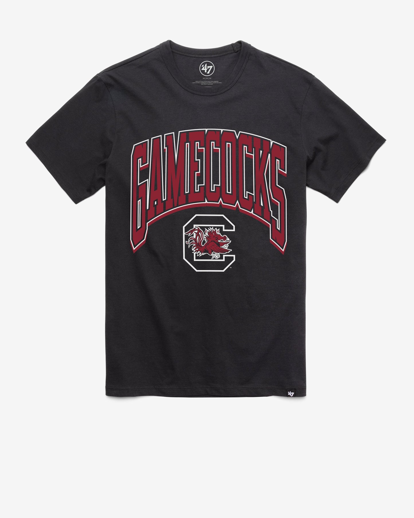 SOUTH CAROLINA GAMECOCKS WALK TALL '47 FRANKLIN TEE FLINT BLACK