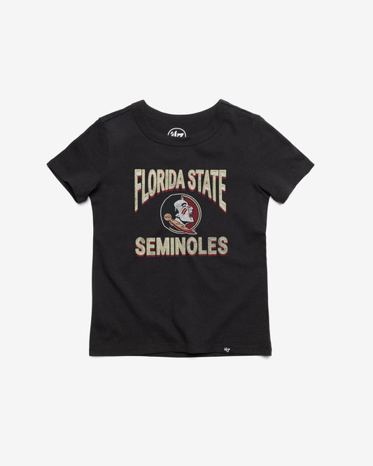 FLORIDA STATE SEMINOLES FAN OUT '47 FRANKLIN TEE KIDS FLINT BLACK