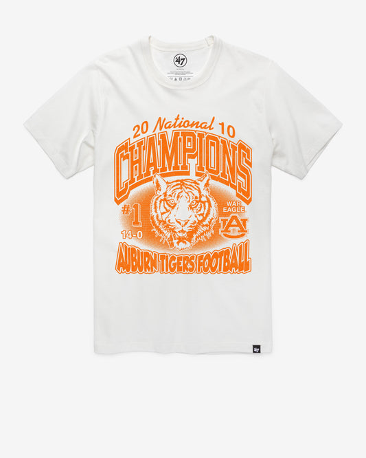 AUBURN TIGERS MONOCHROME '47 FRANKLIN TEE WHITE WASH