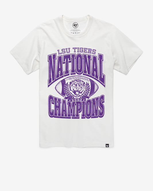 LOUISIANA STATE TIGERS LSU MONOCHROME '47 FRANKLIN TEE WHITE WASH