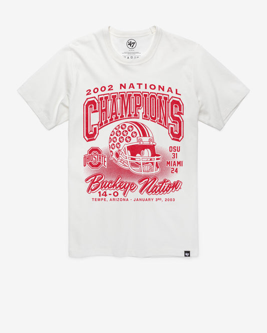 OHIO STATE BUCKEYES MONOCHROME '47 FRANKLIN TEE WHITE WASH