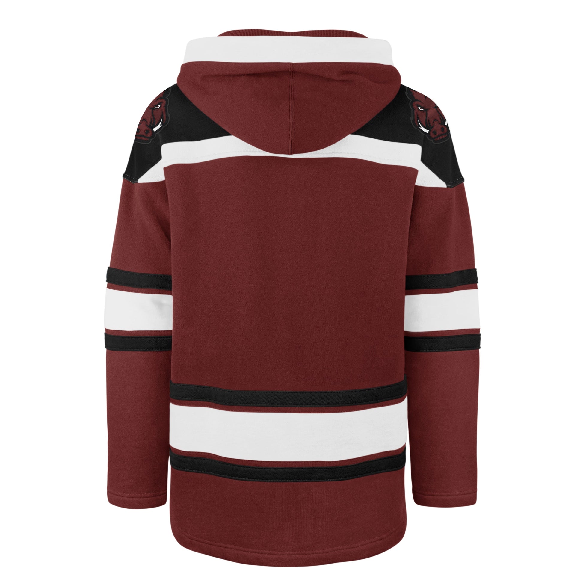 ARKANSAS RAZORBACKS SUPERIOR '47 LACER HOOD CARDINAL