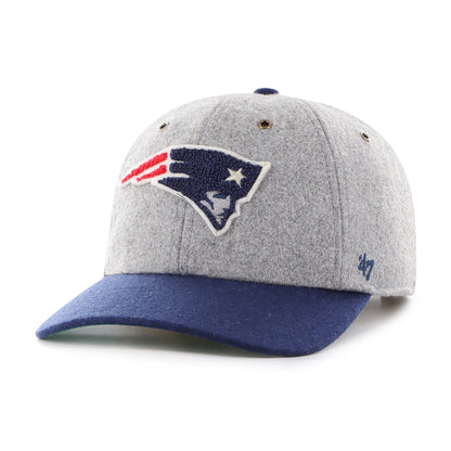 NEW ENGLAND PATRIOTS OFF CAMPUS '47 CLEAN UP MID FIT GRAY