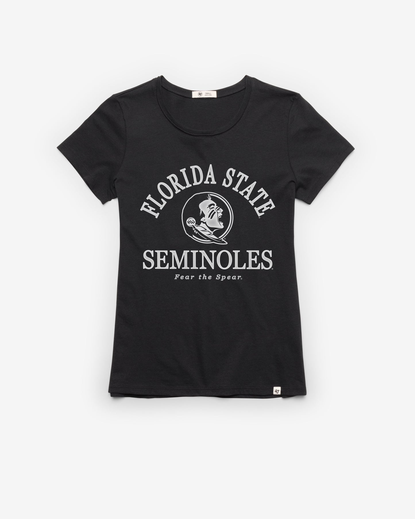 FLORIDA STATE SEMINOLES FRESH START '47 FRANKIE TEE WOMENS FLINT BLACK