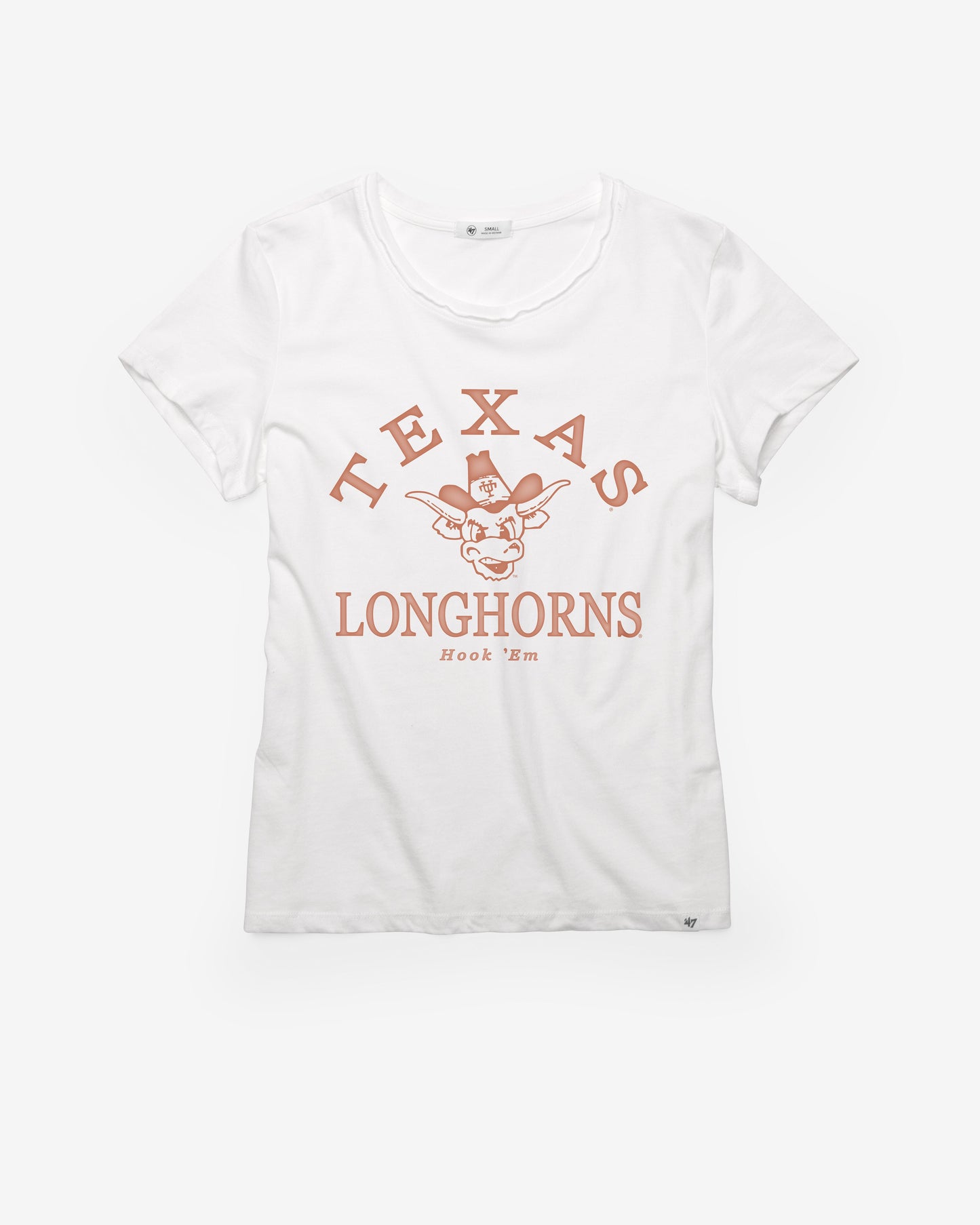 TEXAS LONGHORNS VINTAGE FRESH START '47 FRANKIE TEE WOMENS WHITE WASH