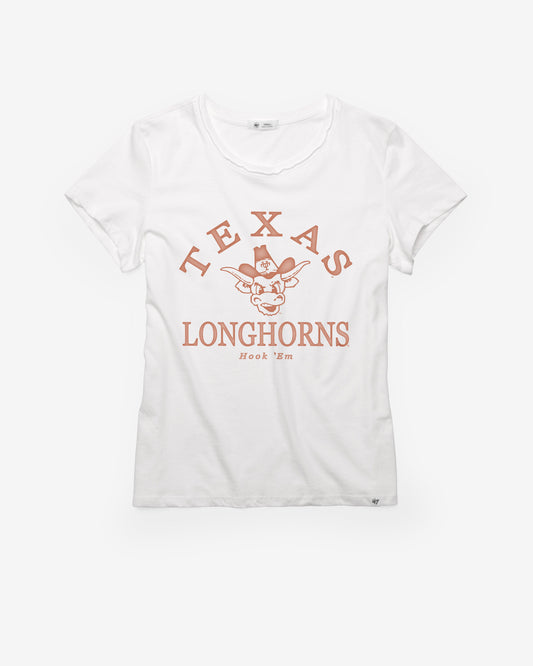 TEXAS LONGHORNS VINTAGE FRESH START '47 FRANKIE TEE WOMENS WHITE WASH