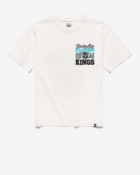 LOS ANGELES KINGS VINTAGE STANLEY STARSIDE '47 FOUNDATION TEE SANDSTONE