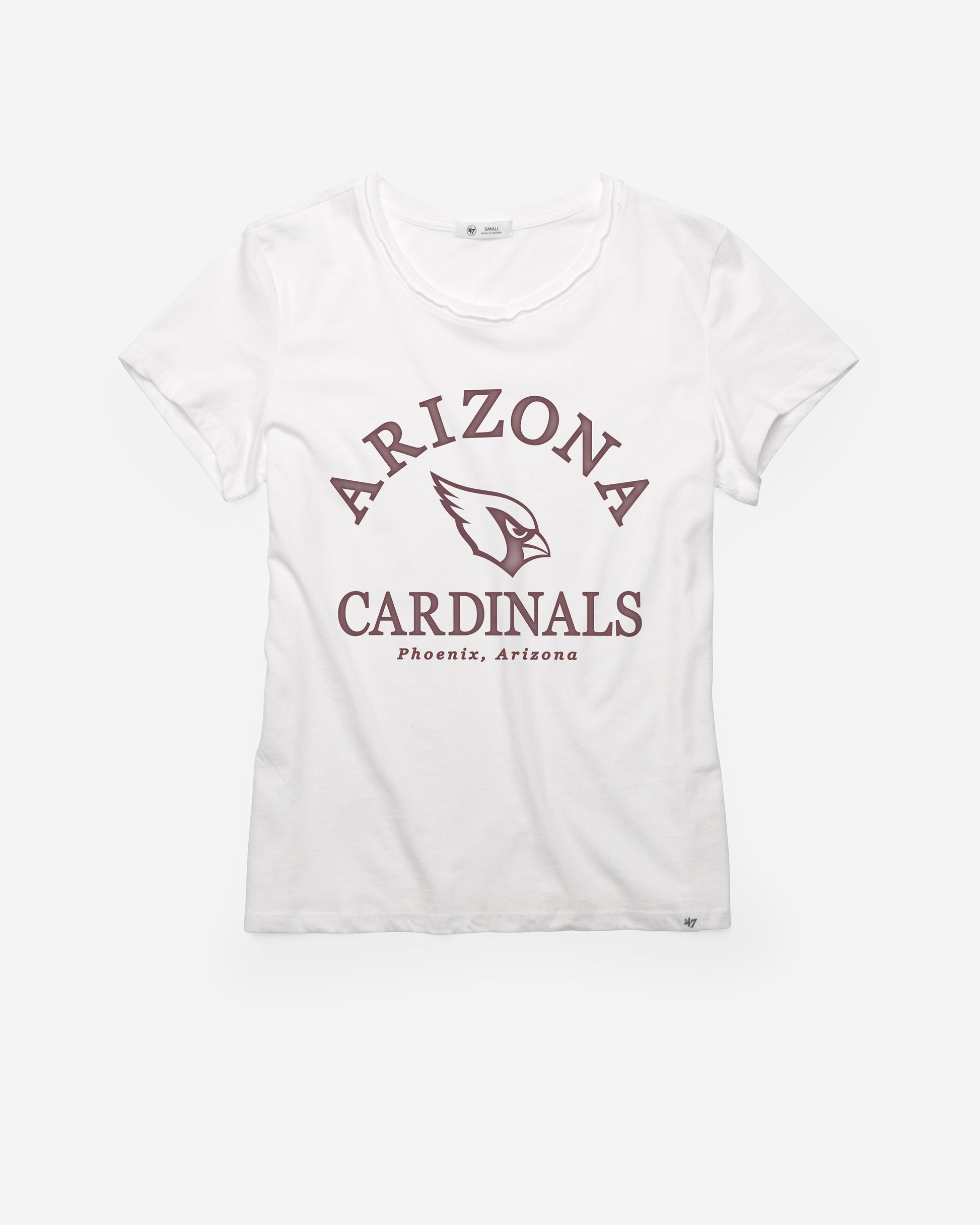 ARIZONA CARDINALS FRESH START '47 FRANKIE TEE WOMENS WHITE WASH