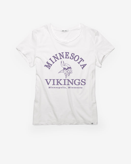 MINNESOTA VIKINGS FRESH START '47 FRANKIE TEE WOMENS WHITE WASH