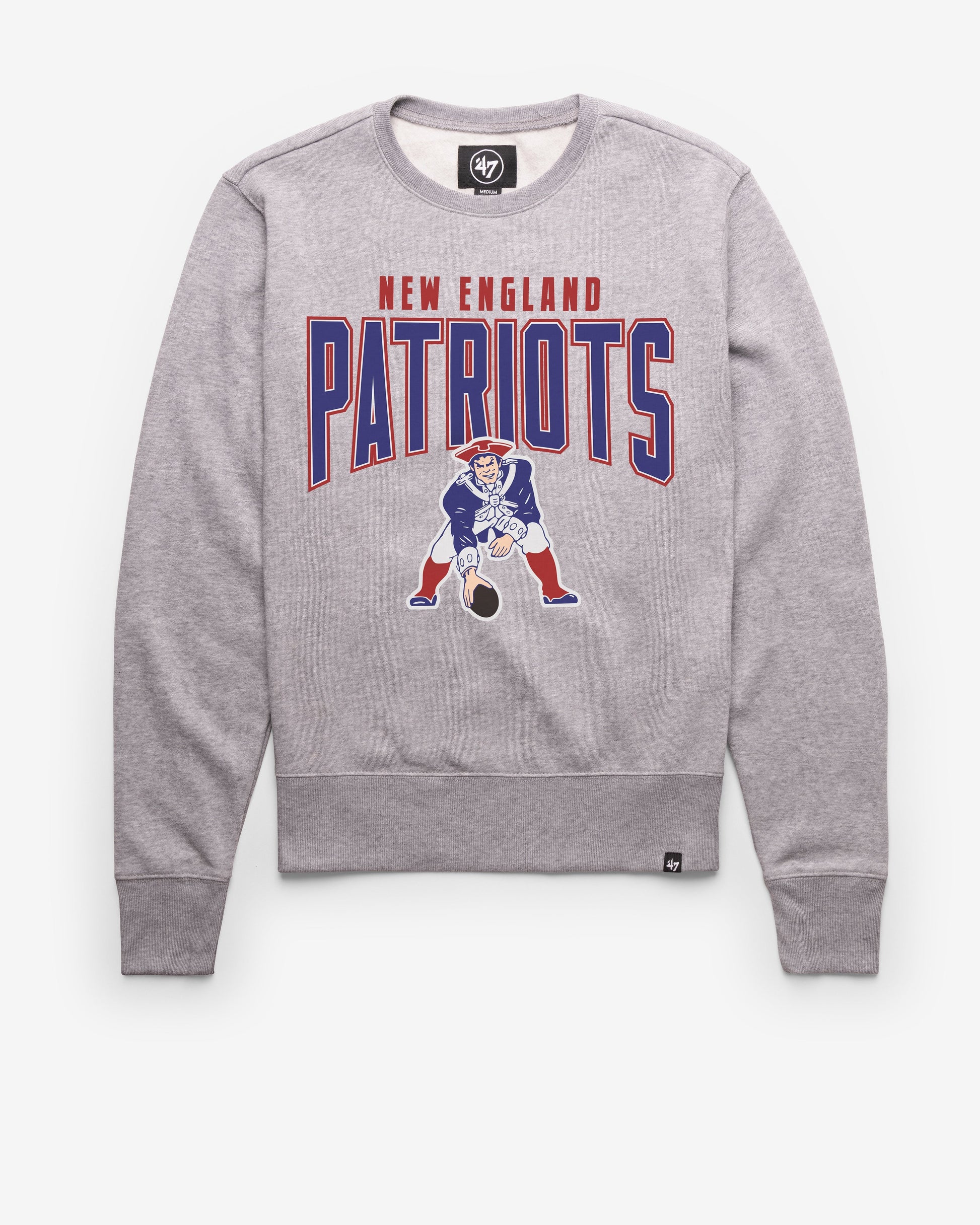 NEW ENGLAND PATRIOTS HISTORIC TEAM ELEMENTS ARCH '47 HEADLINE CREW SLATE GREY